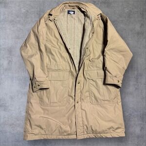 Vintage Woolrich Men's XL OverCoat USA Made Trench Parka Jacket